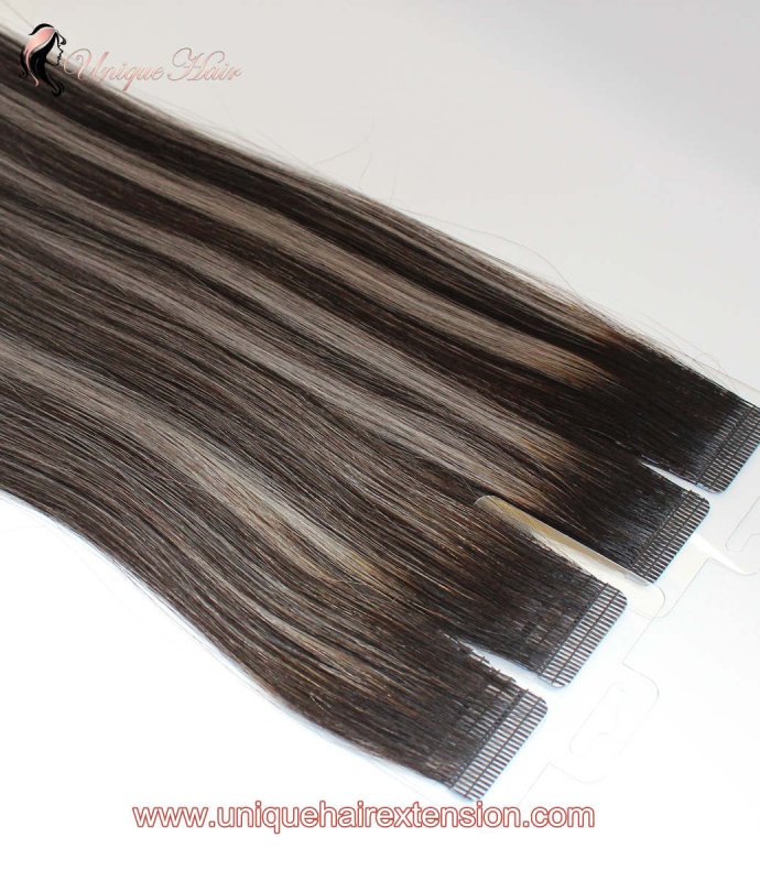 yaki straight tape in hair extensions-409