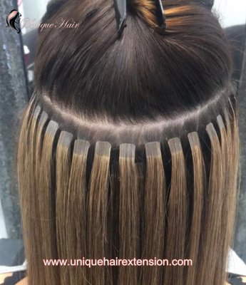 Can I use heat tools on weft tape in hair extensions?