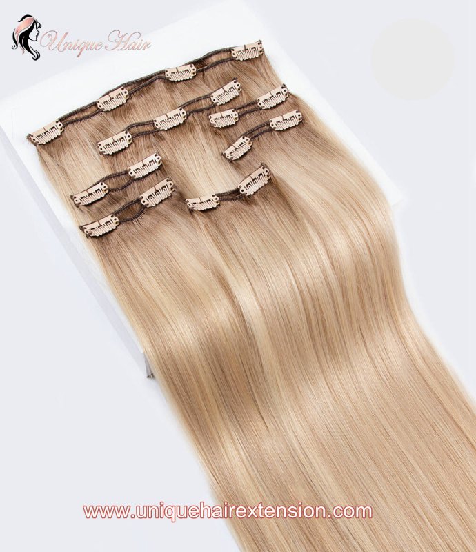 Balayage Clip In Hair Extensions-155