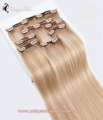 Balayage Clip In Hair Extensions-154