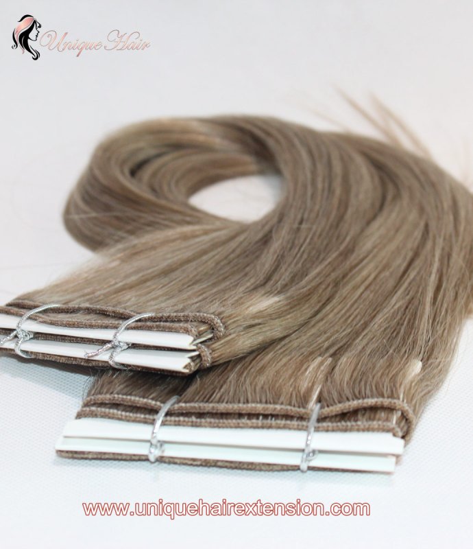 Human Hair Weft Extensions Ombre Color-138