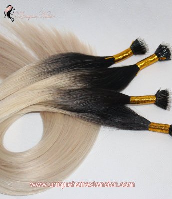 Ombre Nano Ring Hair Extensions Russian Virgin Hair-219