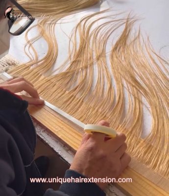About tape in hair extensions vs bonded production equipment