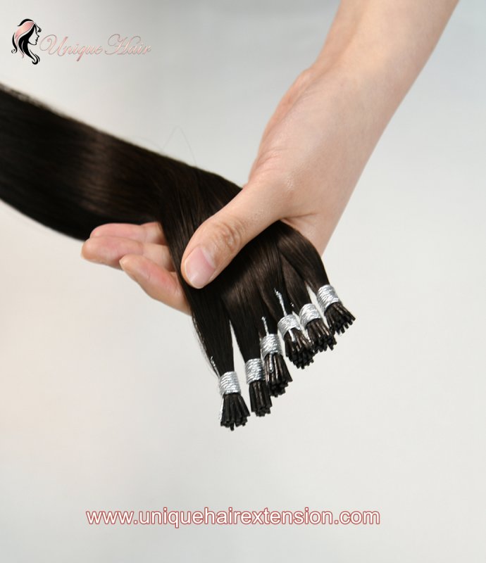 Double Drawn I Tip Hair Extensions Factory-324