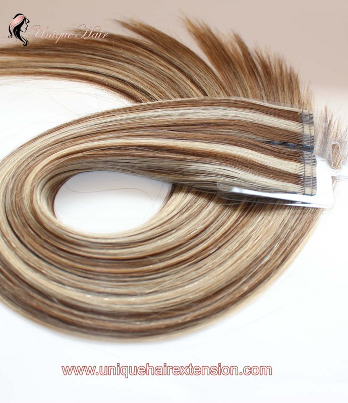 Tape-In Hair Extensions - 100% Virgin Remy Human Hair-350