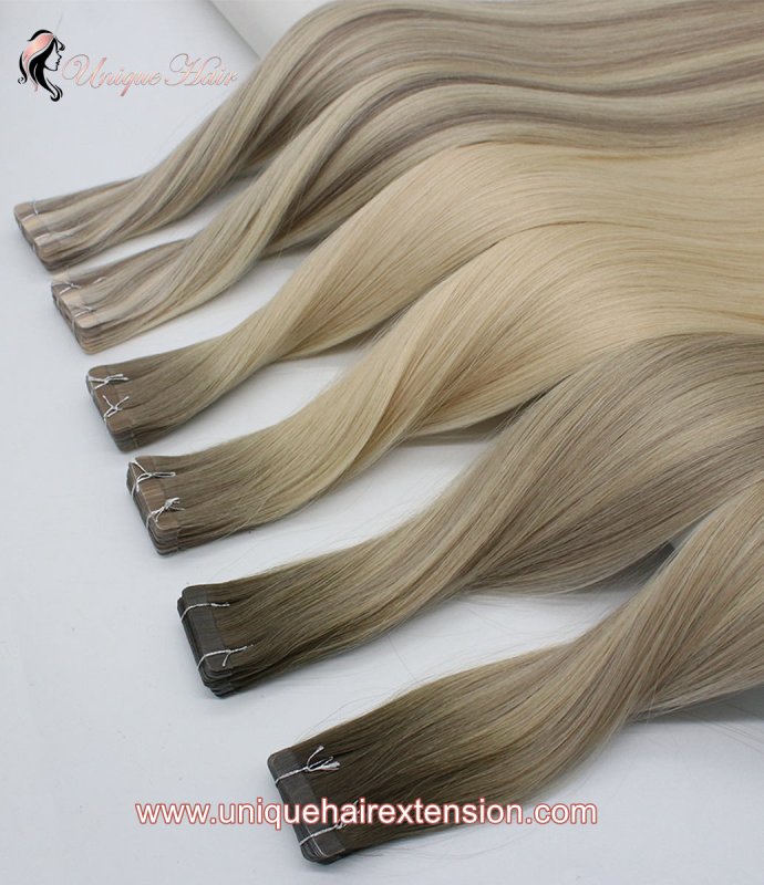 Tape-In Hair Extensions - 100% Virgin Remy Human Hair-346