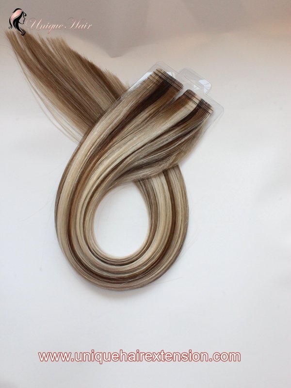 Tape-In Hair Extensions Help Add Volume