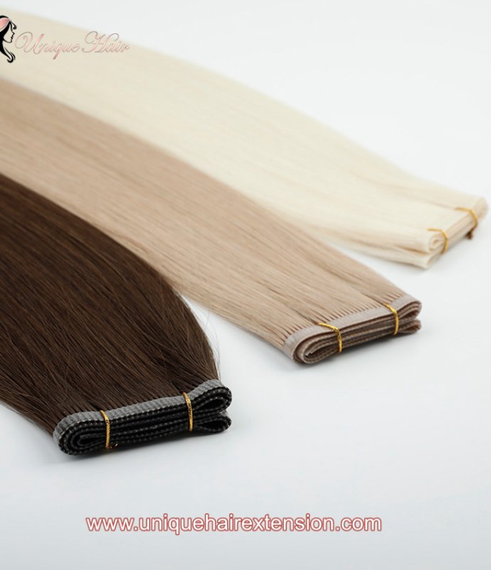 Flat Weft Hair Extensions Factory Price-442
