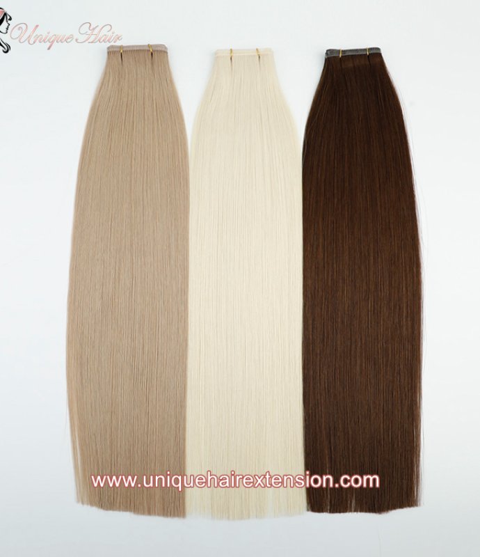 Flat Weft Hair Extensions Factory Price-443