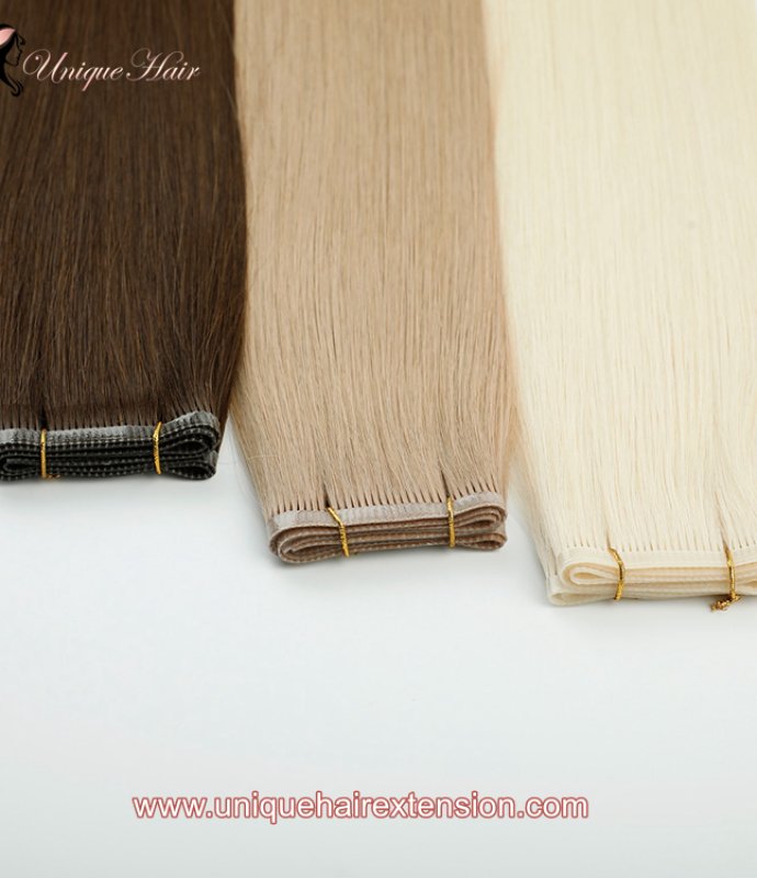 Flat Weft Hair Extensions Factory Price-444